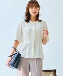 ANY SIS | 【接触冷感・UVカット・速乾】コンフォートビューティサテン ブラウス(シャツ/ブラウス)