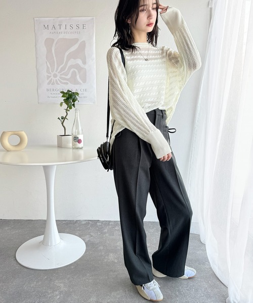 定価58800円ニールバレット美ラインスラックス　パンツ　レディース ニールバレット美ラインスラックス パンツ レディース