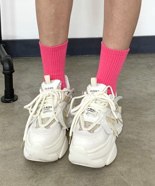 non-hedge（ノンヘッジ）の「英字ロゴソックス（ソックス/靴下・レディース・ブラック/ベビーピンク/グレー/ホワイト/ピンク・FREE）」の13枚目の写真