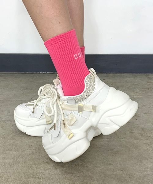 non-hedge（ノンヘッジ）の「英字ロゴソックス（ソックス/靴下・レディース・ブラック/ベビーピンク/グレー/ホワイト/ピンク・FREE）」の15枚目の写真