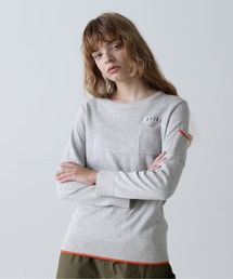 AVIREX | L/S FATIGUE KNIT TOPS/ファティーグニットトップス(ニット/セーター)