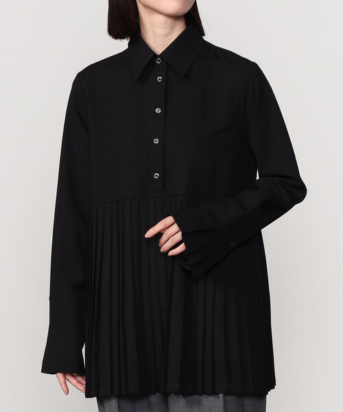 eunoia / プリーツ プルオーバーシャツ　Bshop Bshop（ビショップ）の「eunoia | プリーツ プルオーバーシャツ WOMEN