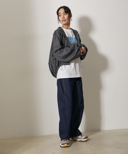 ELLE(エル)の「【ELLE×NERGY】UV Collaboration ロングスリーブT-shirts(Tシャツ/カットソー・レディース・ホワイト/ホワイト系その他/ブラック・FREE)」の14枚目の写真