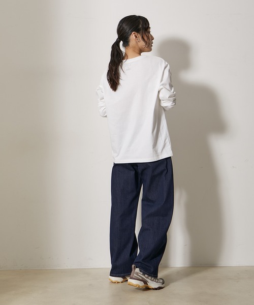 ELLE(エル)の「【ELLE×NERGY】UV Collaboration ロングスリーブT-shirts(Tシャツ/カットソー・レディース・ホワイト/ホワイト系その他/ブラック・FREE)」の12枚目の写真