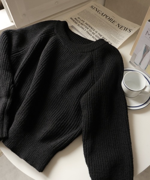 セール】指抜きクルーネックニット（ニット/セーター）｜Girly Doll