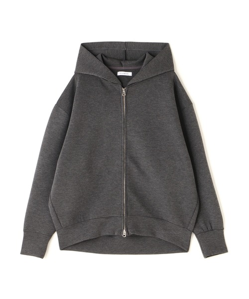 NATURAL BEAUTY BASIC(ナチュラルビューティーベーシック)の「◇ダンボールシリーズ フーディーフォルムブルゾン(パーカー・レディース・オフホワイト/チャコールグレー/グレー・FREE)」の7枚目の写真