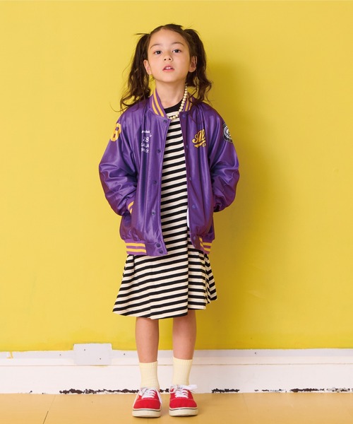 HOGAN RANCH WEAR(ホーガンランチウエア)の「フリルスリーブボーダーワンピース(ワンピース・キッズ・ライトグリーン/レッド/ブラック・90/100/110/120/130/140/150)」の12枚目の写真