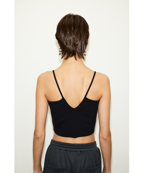 THROW by SLY（スローバイスライ）の「THROW CROP 2WAY HG CAMI クロップ 2ウェイ ハイゲージ キャミソール（キャミソール・レディース・グレー/アイボリー/ブラック・FREE）」の21枚目の写真