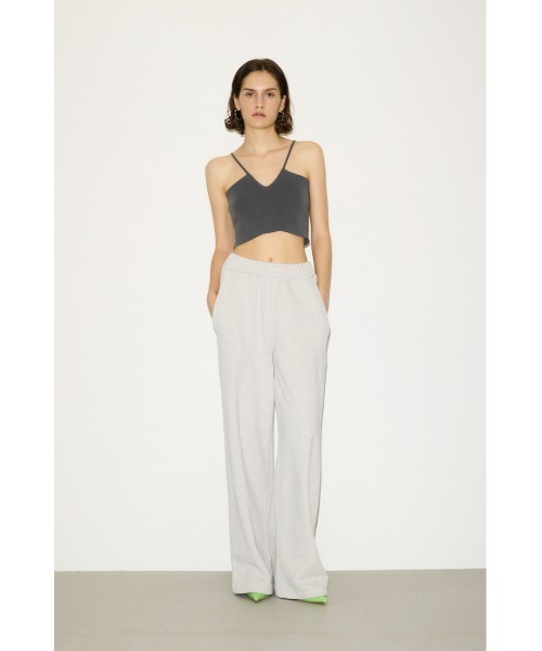 THROW by SLY（スローバイスライ）の「THROW CROP 2WAY HG CAMI クロップ 2ウェイ ハイゲージ キャミソール（キャミソール・レディース・グレー/アイボリー/ブラック・FREE）」の14枚目の写真