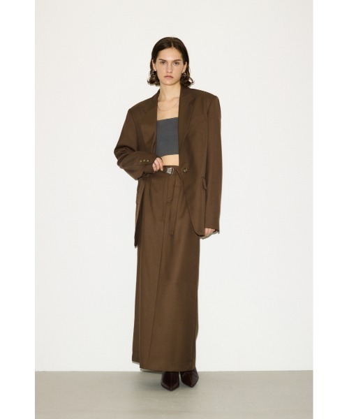 THROW by SLY（スローバイスライ）の「THROW CROP 2WAY HG CAMI クロップ 2ウェイ ハイゲージ キャミソール（キャミソール・レディース・グレー/アイボリー/ブラック・FREE）」の12枚目の写真