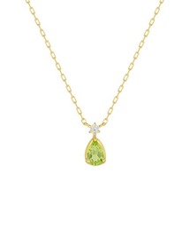 4℃（ヨンドシー）の「【8月誕生石】K10イエローゴールド ネックレス（ネックレス）」