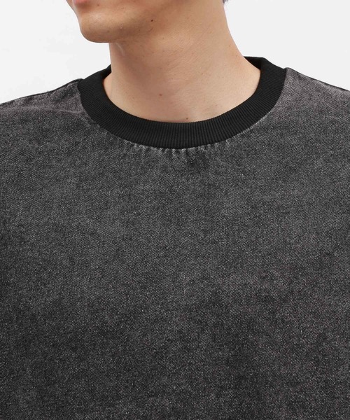 LAKOLE（ラコレ）の「ウォッシュドデニムプルオーバー / 137657（Tシャツ/カットソー・メンズ・ブラック/ブルー・MEDIUM/LARGE）」の10枚目の写真