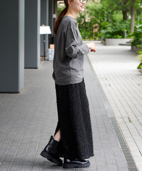 FRAMeWORK（フレームワーク）の「ロゴロングスリーブTEE（Tシャツ