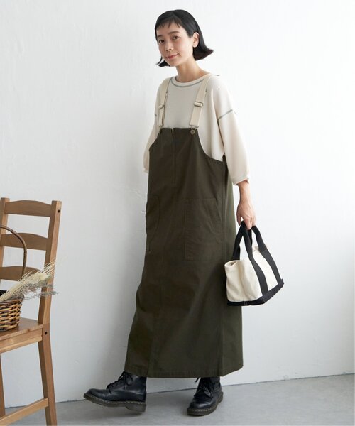 LBC(エルビーシー)の「キャンバス仕切りミニトートバッグ(トートバッグ・レディース・オフホワイト/オレンジ系その他/オリーブ/ダークネイビー/モカ・FREE)」の13枚目の写真