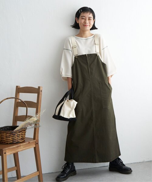 LBC(エルビーシー)の「キャンバス仕切りミニトートバッグ(トートバッグ・レディース・オフホワイト/オレンジ系その他/オリーブ/ダークネイビー/モカ・FREE)」の14枚目の写真