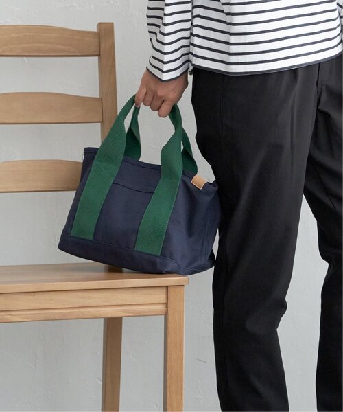 LBC(エルビーシー)の「キャンバス仕切りミニトートバッグ(トートバッグ・レディース・オフホワイト/オレンジ系その他/オリーブ/ダークネイビー/モカ・FREE)」の8枚目の写真