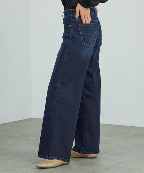C17（シーセブンティーン）の「C17 ワイドバギーパンツ（デニムパンツ・レディース・ダークインディゴブルー/ブルー/ライトインディゴブルー・25/29/28/27/26/30）」の13枚目の写真