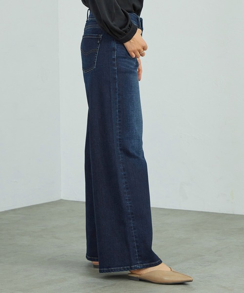 C17（シーセブンティーン）の「C17 ワイドバギーパンツ（デニムパンツ・レディース・ダークインディゴブルー/ブルー/ライトインディゴブルー・25/29/28/27/26/30）」の14枚目の写真