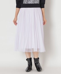 TO BE CHIC（トゥー ビー シック）の「【大人百花 掲載】オーガンジープリーツ スカート（スカート）」