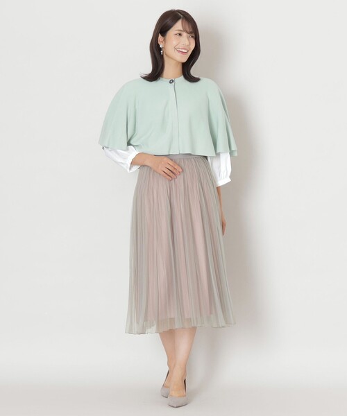 TO BE CHIC(トゥー ビー シック)の「【大人百花 掲載】オーガンジープリーツ スカート(スカート・レディース・ブラック/ブラウン系その他5/パープル系その他4・40/42)」の7枚目の写真