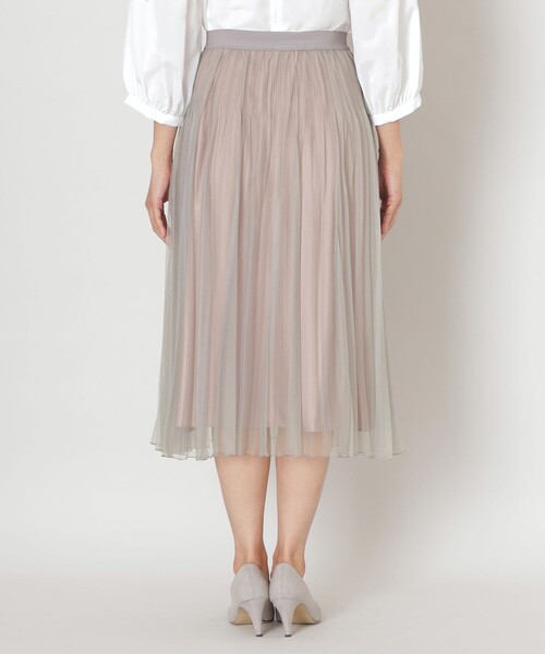 TO BE CHIC(トゥー ビー シック)の「【大人百花 掲載】オーガンジープリーツ スカート(スカート・レディース・ブラック/ブラウン系その他5/パープル系その他4・40/42)」の10枚目の写真
