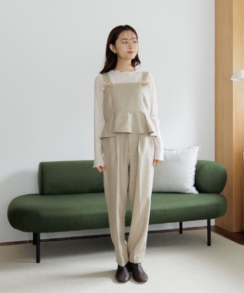 flower（フラワー）の「スウィートリボンビスチェ（キャミソール・レディース・ベージュ/ブラック/ブラウン・FREE）」の12枚目の写真