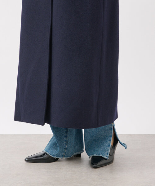 RIVE DROITE（リヴドロワ）の「【着映え◎】ウールスタンドネックコート（その他アウター・レディース・ネイビー/キャメル・FREE）」の14枚目の写真