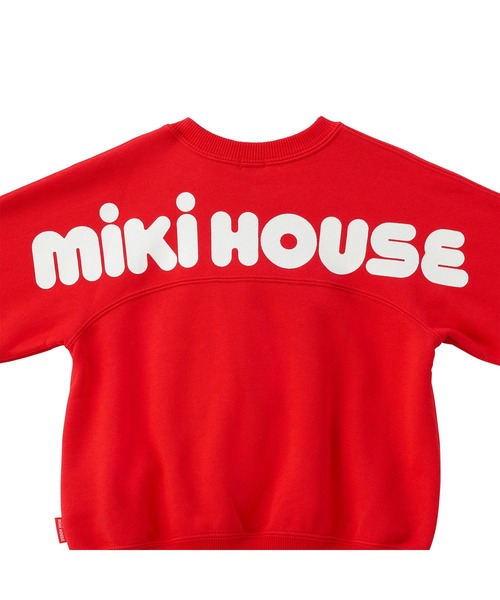 WEB限定】バックロゴトレーナー（スウェット）｜MIKI HOUSE