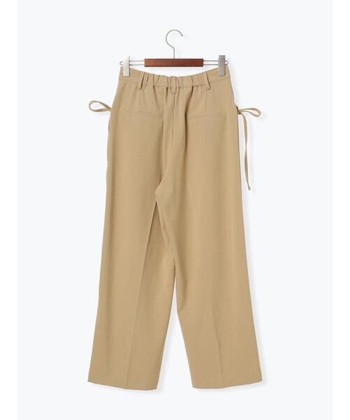 Te chichi TERRASSE(テチチテラス)の「サイドリボンセンタープレスパンツ(その他パンツ・レディース・チャコールグレー/ブラック/ベージュ・F)」の17枚目の写真