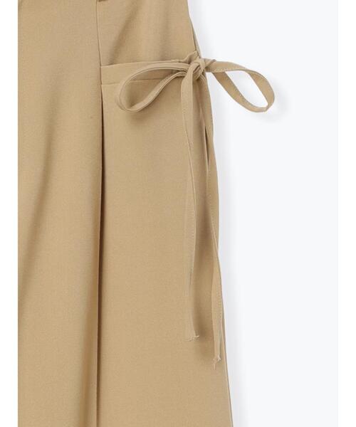 Te chichi TERRASSE(テチチテラス)の「サイドリボンセンタープレスパンツ(その他パンツ・レディース・チャコールグレー/ブラック/ベージュ・F)」の19枚目の写真