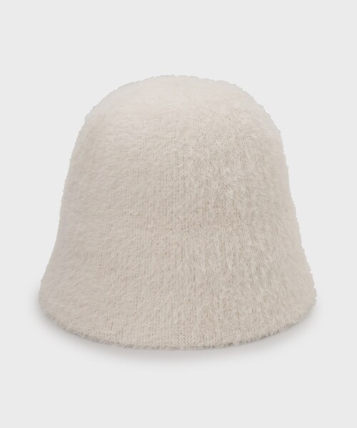 THE SHOP TK （ザ ショップ ティーケー ）の「◆シャギーアールヌーボーハット（ハット・レディース・アイボリー/ブラック・00）」の3枚目の写真