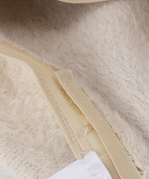 THE SHOP TK （ザ ショップ ティーケー ）の「◆シャギーアールヌーボーハット（ハット・レディース・アイボリー/ブラック・00）」の7枚目の写真