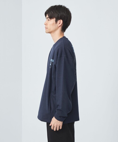 green label relaxing(グリーンレーベルリラクシング)の「【別注】<PARKS PROJECT>US PARK ネイビー スウェット(スウェット・メンズ・ネイビー・M/L)」の5枚目の写真