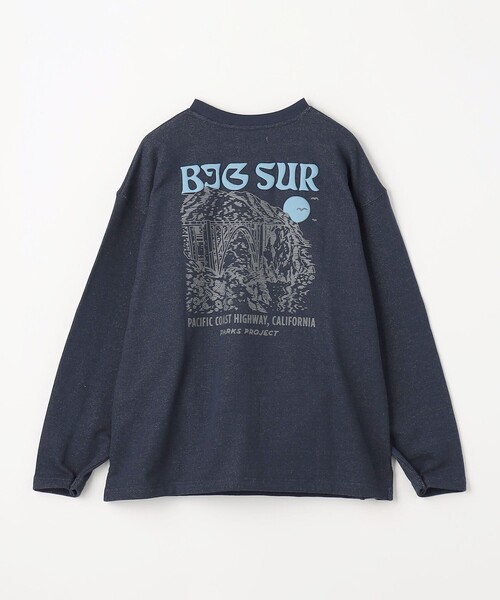 green label relaxing(グリーンレーベルリラクシング)の「【別注】<PARKS PROJECT>US PARK ネイビー スウェット(スウェット・メンズ・ネイビー・M/L)」の8枚目の写真