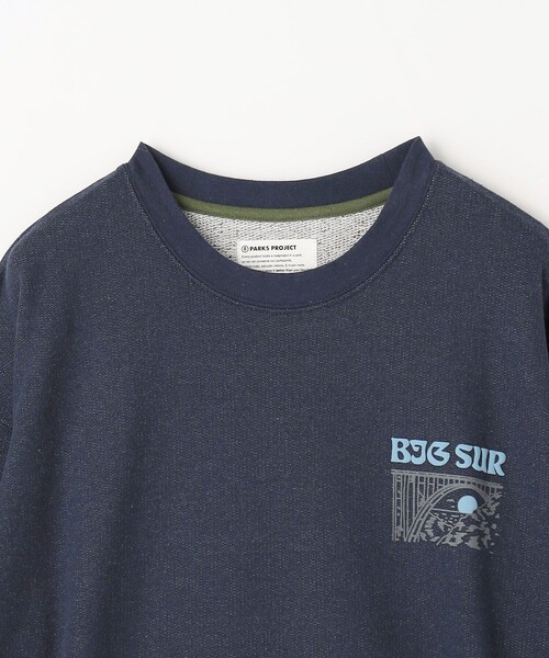 green label relaxing(グリーンレーベルリラクシング)の「【別注】<PARKS PROJECT>US PARK ネイビー スウェット(スウェット・メンズ・ネイビー・M/L)」の9枚目の写真