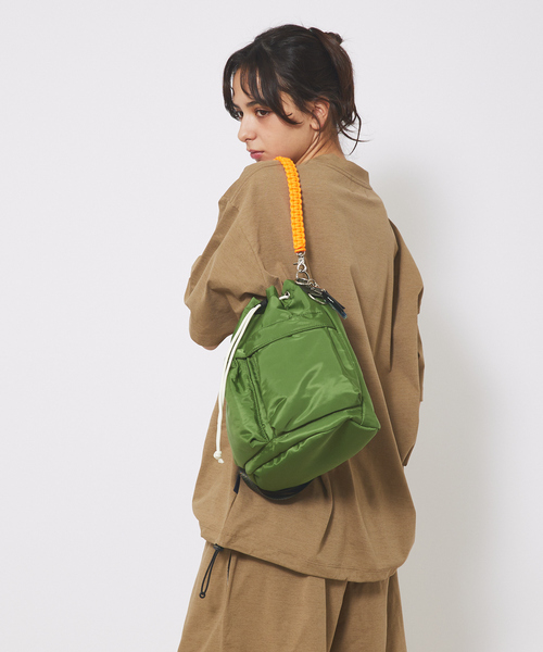 【本日特価】 cheek/チーク】kinchaku TOTE/巾着2WAYショルダー code2WAY バッグ