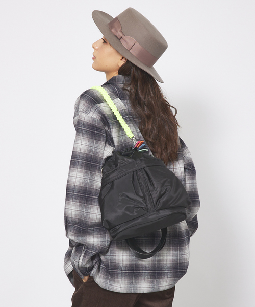 cheek/チーク】kinchaku code2WAY TOTE/巾着2WAYショルダー