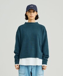【WOMEN】ANTI PILLING WOOL ボトルネックニット