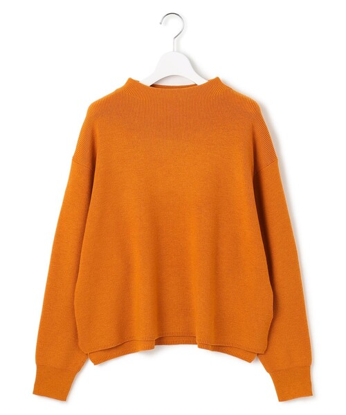 J.PRESS YORK STREET（ジェイプレスヨークストリート）の「【WOMEN】ANTI PILLING WOOL ボトルネックニット（ニット/セーター・レディース・ブルー系/ダルブルー系/オレンジ系/ライトグレー系/グレー系・F）」の5枚目の写真