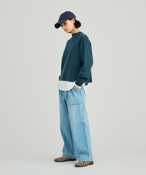 J.PRESS YORK STREET（ジェイプレスヨークストリート）の「【WOMEN】ANTI PILLING WOOL ボトルネックニット（ニット/セーター・レディース・ブルー系/ダルブルー系/オレンジ系/ライトグレー系/グレー系・F）」の8枚目の写真