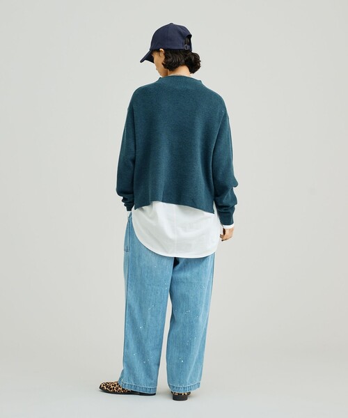 J.PRESS YORK STREET（ジェイプレスヨークストリート）の「【WOMEN】ANTI PILLING WOOL ボトルネックニット（ニット/セーター・レディース・ブルー系/ダルブルー系/オレンジ系/ライトグレー系/グレー系・F）」の9枚目の写真