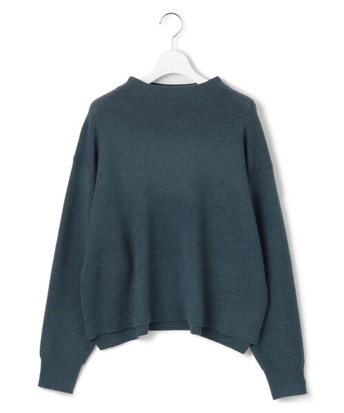 J.PRESS YORK STREET（ジェイプレスヨークストリート）の「【WOMEN】ANTI PILLING WOOL ボトルネックニット（ニット/セーター・レディース・ブルー系/ダルブルー系/オレンジ系/ライトグレー系/グレー系・F）」の11枚目の写真