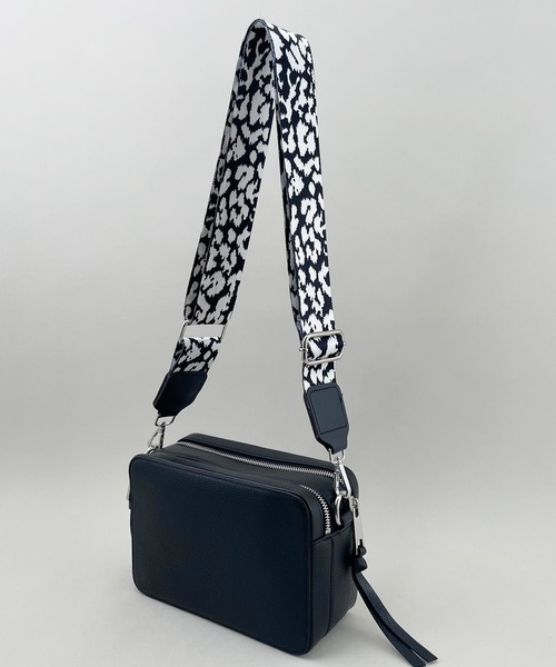 styiro（スタイロ）の「ヒョウ柄替えショルダー（ベルト・レディース・ブラウン/ブラック・FREE）」の2枚目の写真