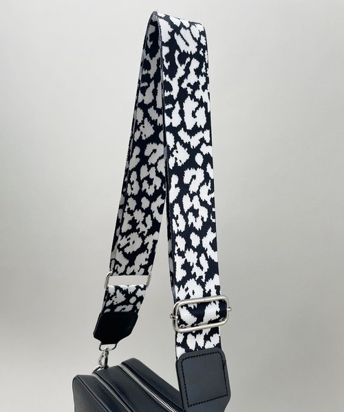 styiro（スタイロ）の「ヒョウ柄替えショルダー（ベルト・レディース・ブラウン/ブラック・FREE）」の4枚目の写真