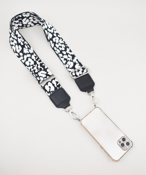 styiro（スタイロ）の「ヒョウ柄替えショルダー（ベルト・レディース・ブラウン/ブラック・FREE）」の6枚目の写真