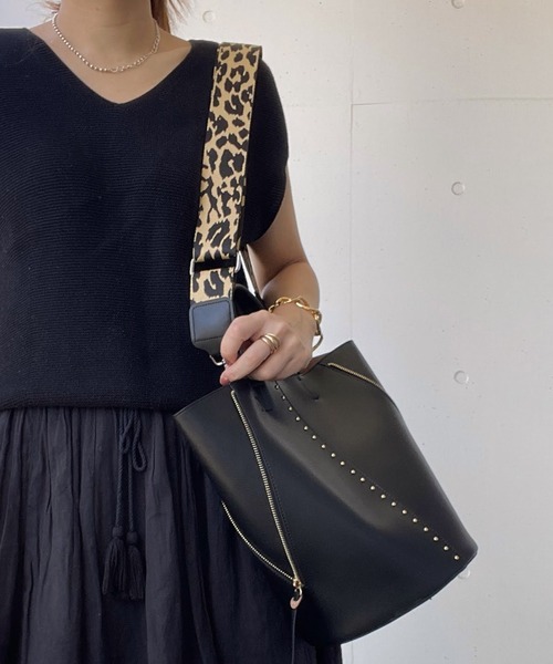 styiro（スタイロ）の「ヒョウ柄替えショルダー（ベルト・レディース・ブラウン/ブラック・FREE）」の14枚目の写真