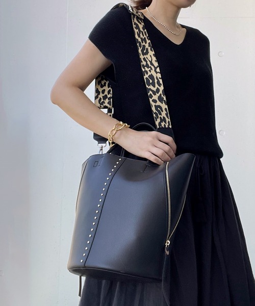 styiro（スタイロ）の「ヒョウ柄替えショルダー（ベルト・レディース・ブラウン/ブラック・FREE）」の13枚目の写真