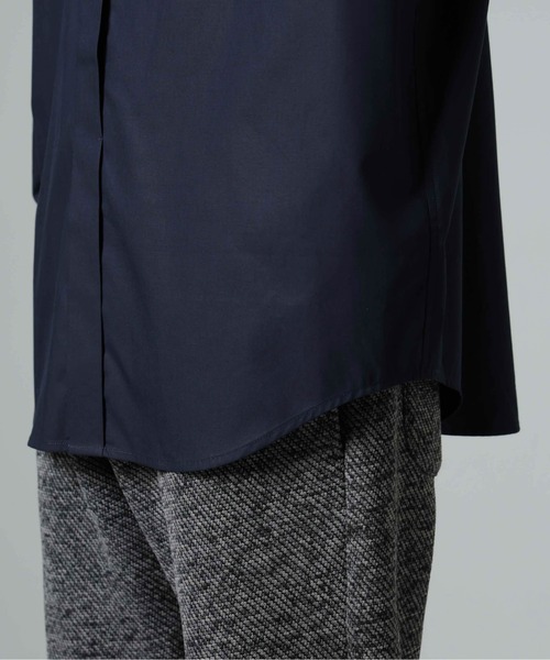 NANO universe(ナノユニバース)の「WEB限定/テンセルコットン比翼レギュラーカラーシャツ(シャツ/ブラウス・メンズ・ネイビー/ホワイト/ブルー・L/M)」の18枚目の写真