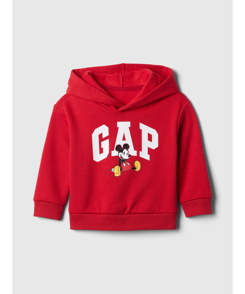 GAP（ギャップ）の「Gap x ディズニー ミッキーマウス リラックス GAPロゴパーカー (ベビー)（パーカー・キッズ・ブラック/カーキ/ベージュ/レッド・105cm/100cm/90cm/80ｃｍ/70cm/95cm/110cm）」の4枚目の写真