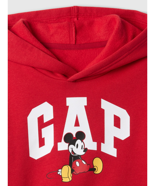 Gap Disney コラボ ミッキー ロゴフーディー スウェット パーカー Gap公式オンラインストア | Gap × ディズニー ヴィンテージ
